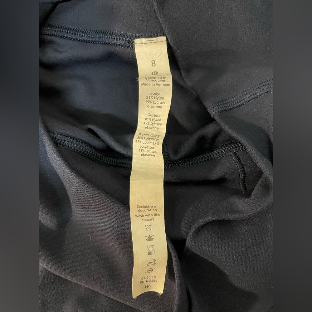 Lululemon Navy Blue 10” Align shorts size 8